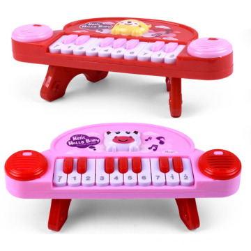 instrumento de teclado de música de plástico elétrico